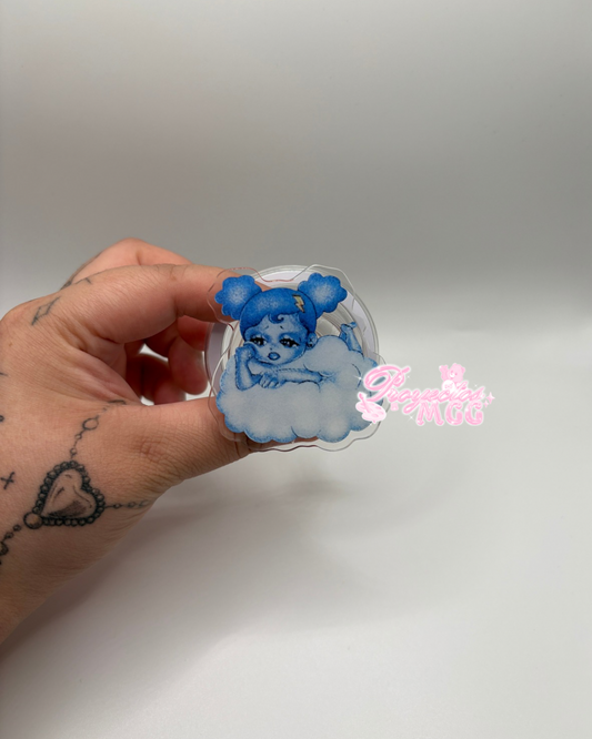 SadGirl Cloud Magsafe Acrylic Phone Grip