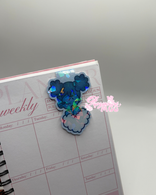 SadGirl Corazon Holo Magnetic Bookmark