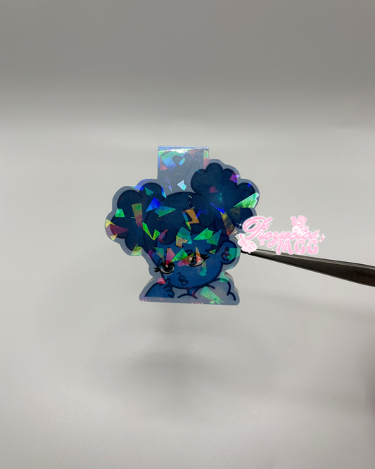 SadGirl Peeker Holo Magnetic Bookmark