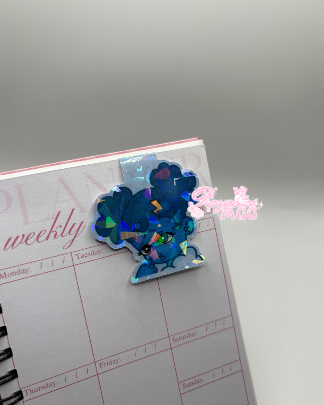 SadGirl Peeker Holo Magnetic Bookmark