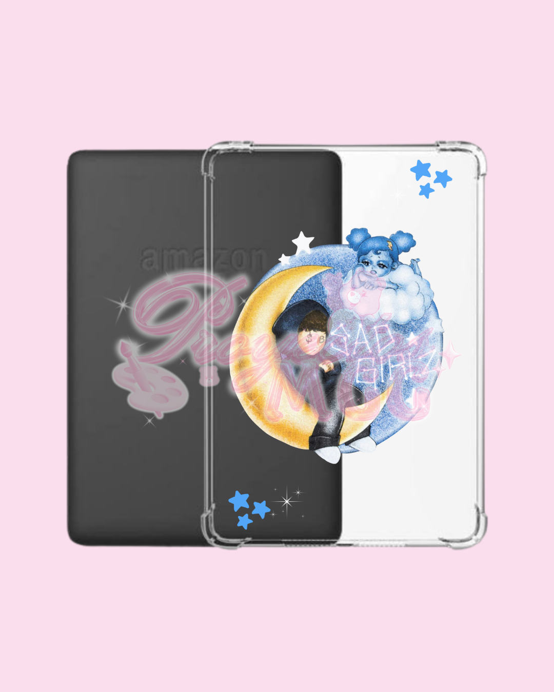 SadGirl Luna Clear Kindle Case