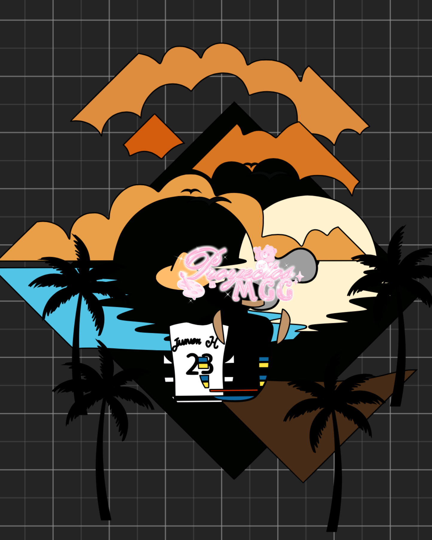 Junior H MVEUC Grad Cap SVG Digital File