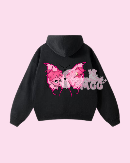 Pink SadGirl Butterfly Hoodie