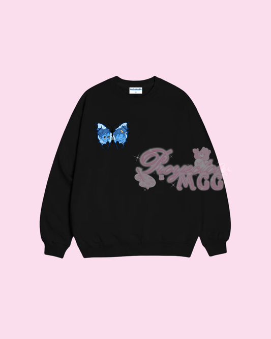 Blu SadGirl Butterfly Sweatshirt