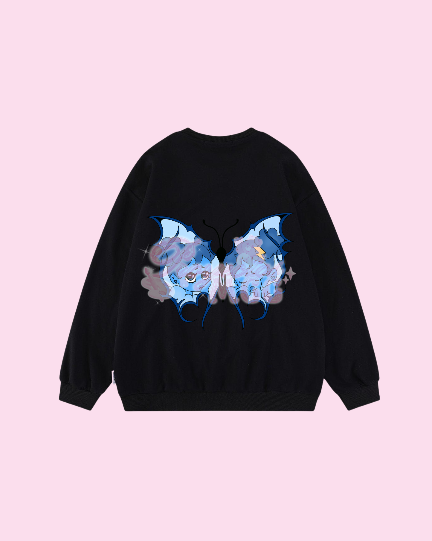 Blu SadGirl Butterfly Sweatshirt