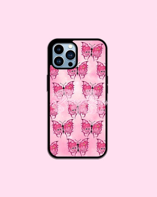 Pink SadGirl Butterfly Phone Case