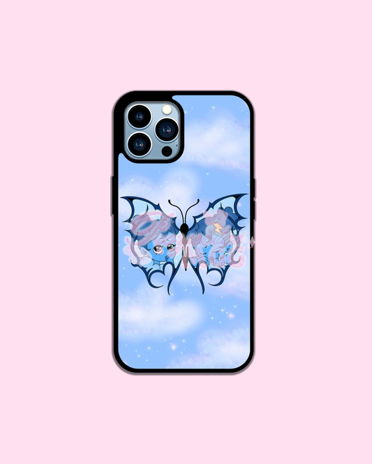 Blu Butterfly Phone Case