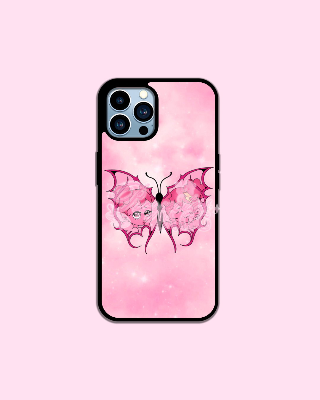 Pink Butterfly Phone Case