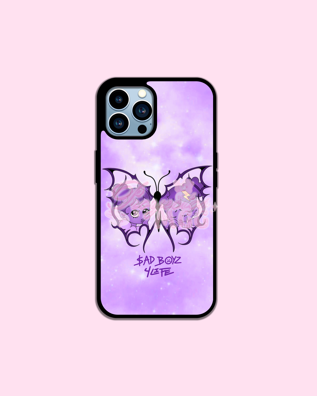 Purple SadGirl Butterfly $B4L Phone Case