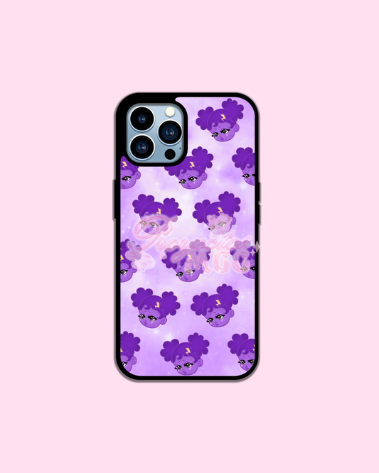 Purple SadGirl Face Phone Case