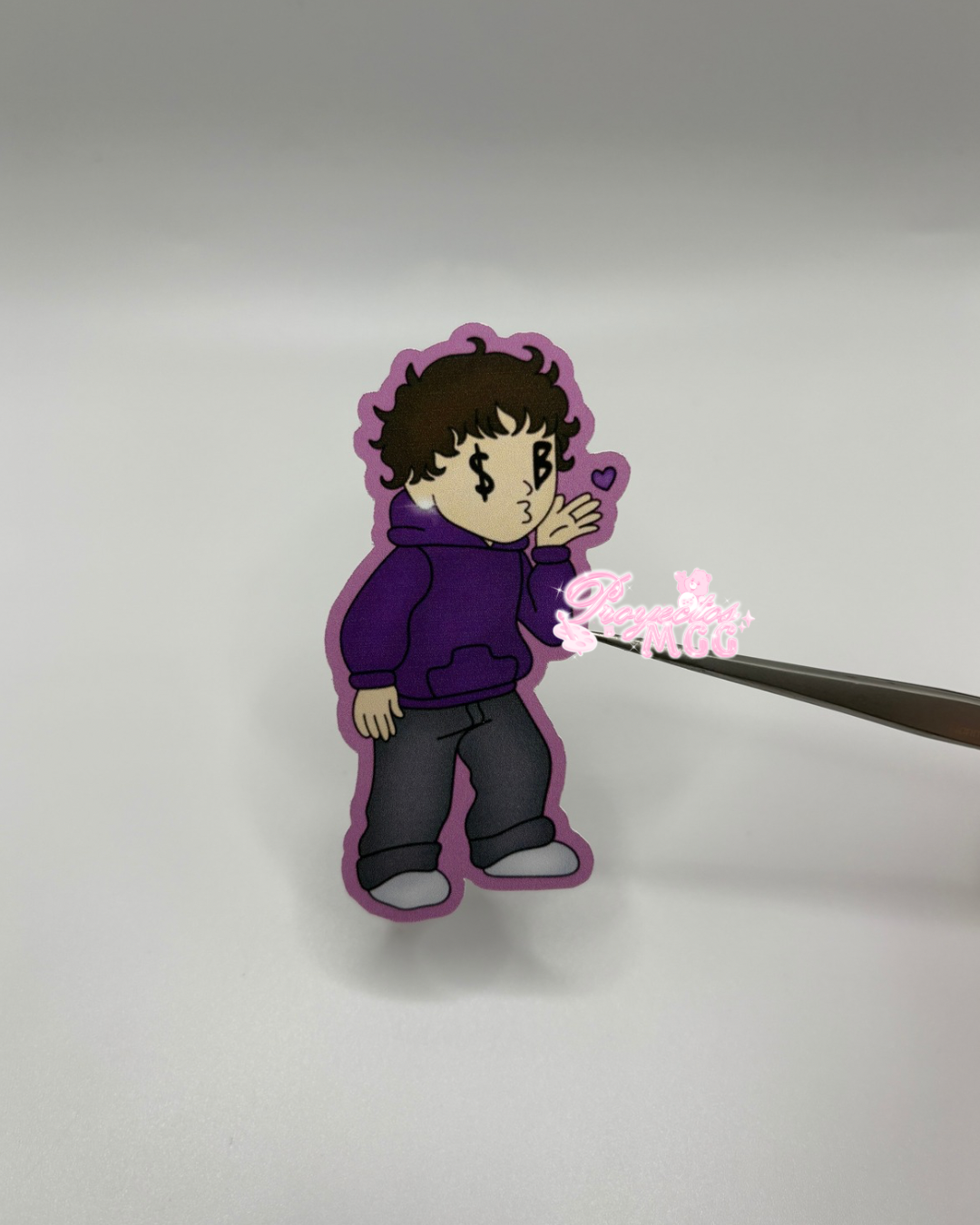 Purple SadBoy Sticker