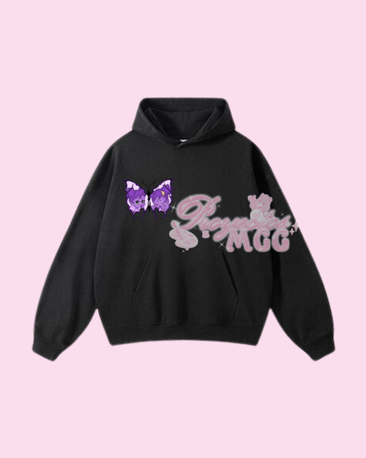 Purple SadGirl Butterfly Hoodie