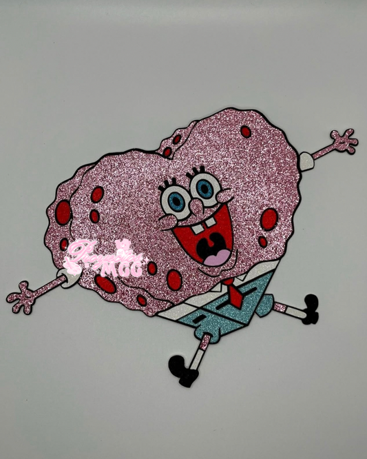 Pink Sponge Bouquet Topper