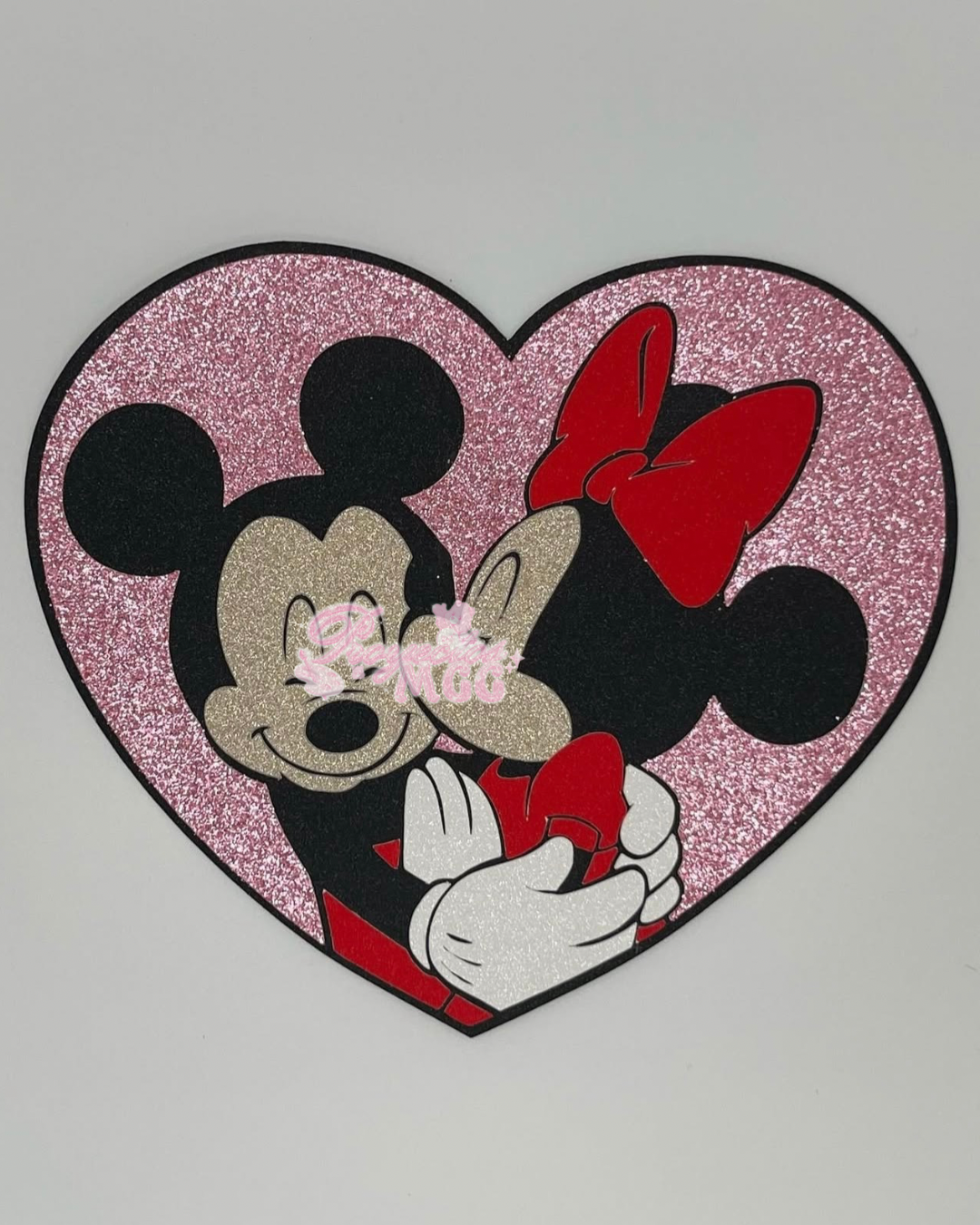 Mouse Couple Heart Bouquet Topper