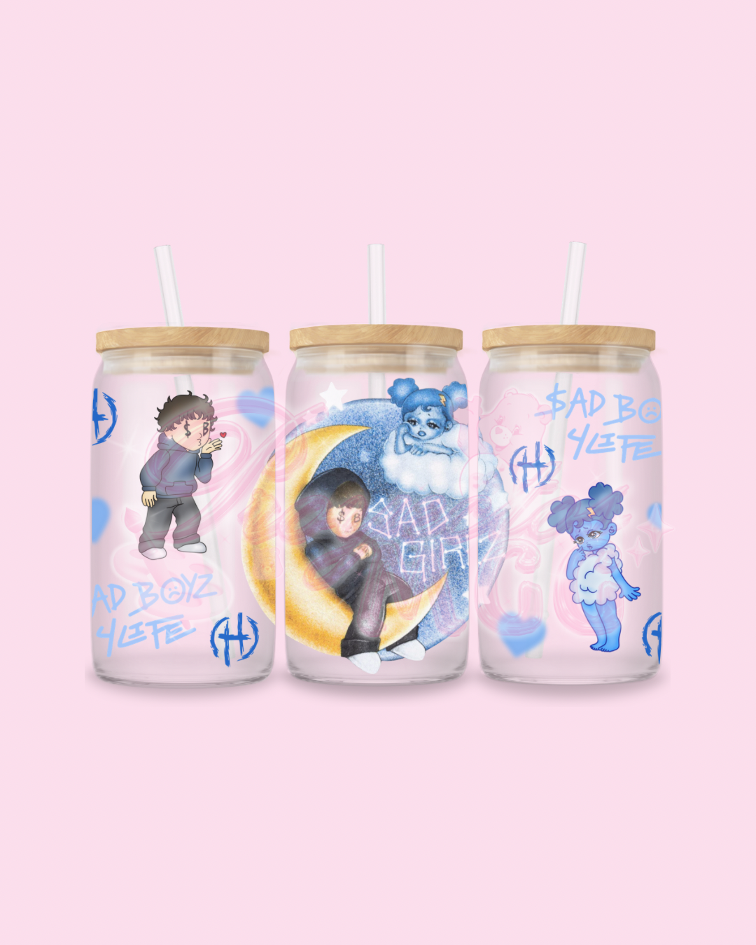 SadGirl Luna Glass Cup