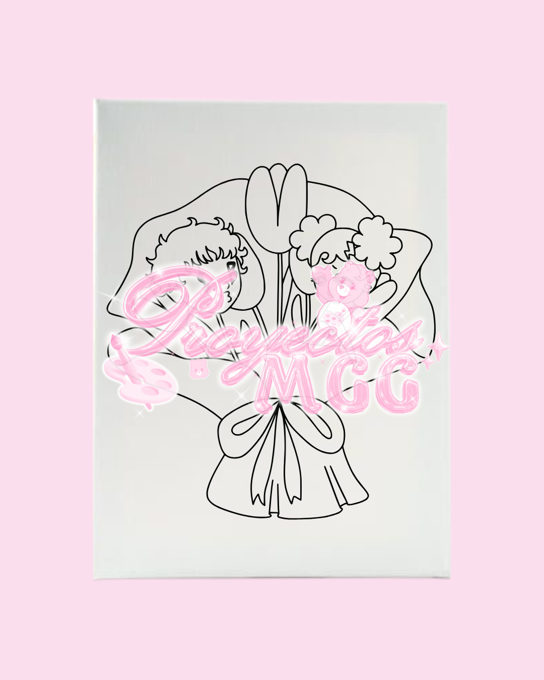 SadBoy & SadGirl Ramo Prepped Canvas