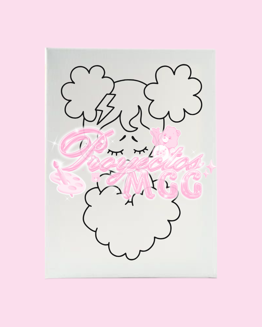 SadGirl Corazon Prepped Canvas