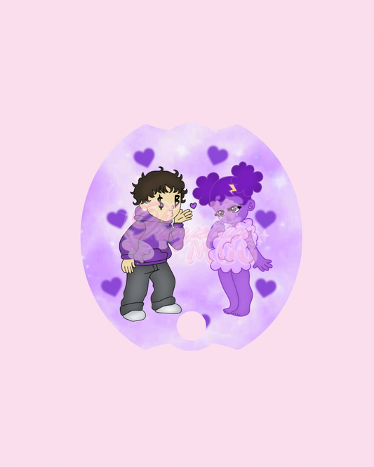Purple SadBoy & SadGirl Stanley Topper