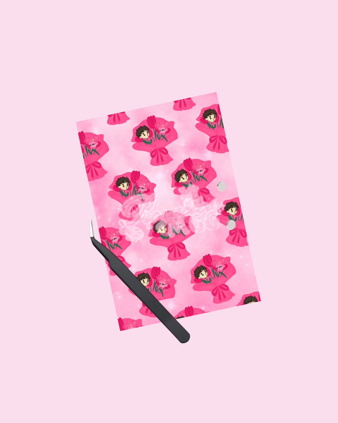 Pink SadBoy & SadGirl Ramo Lash Tile