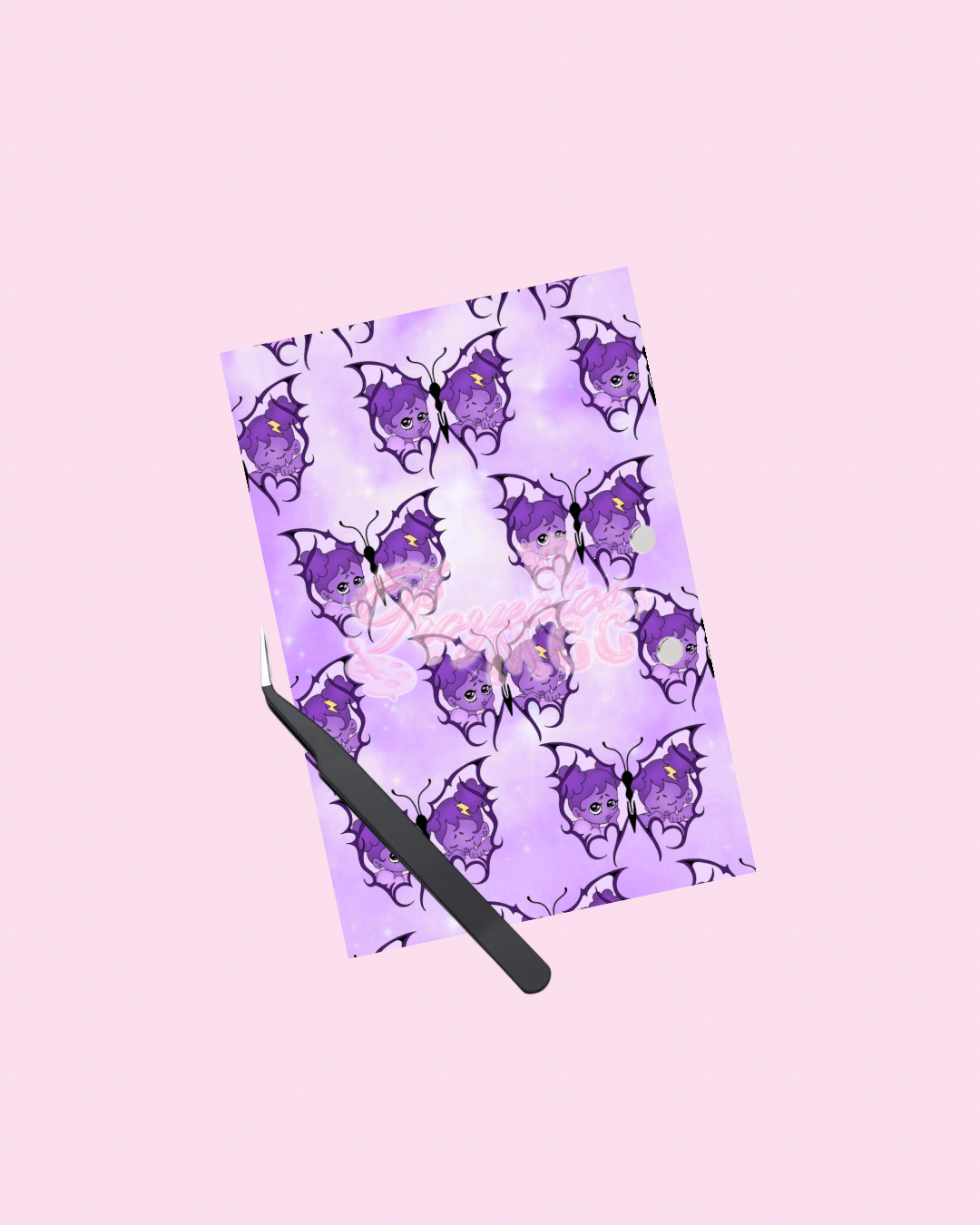 Purple SadGirl Butterfly Lash Tile