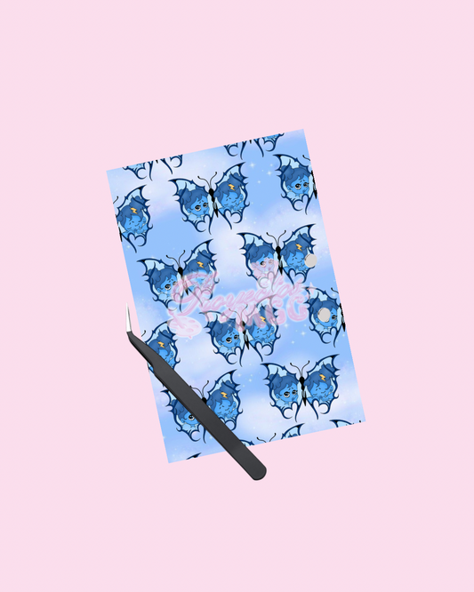 Blu SadGirl Butterfly Lash Tile