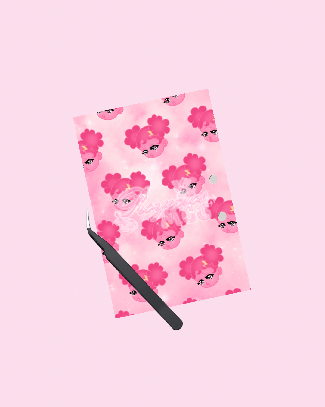 Pink SadGirl Face Lash Tile