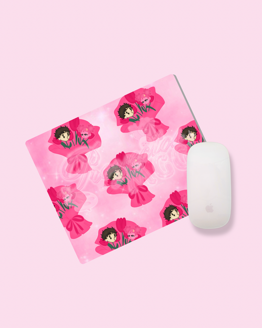 Pink SadBoy & SadGirl Ramo Mouse Pad