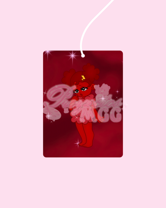 Red SadGirl Car Air Freshener
