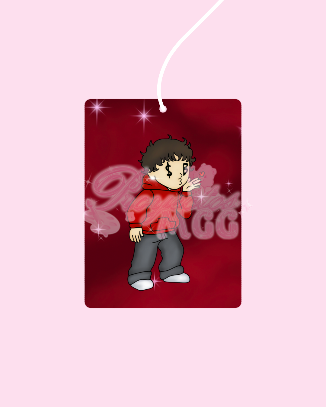 Red SadBoy Car Air Freshener