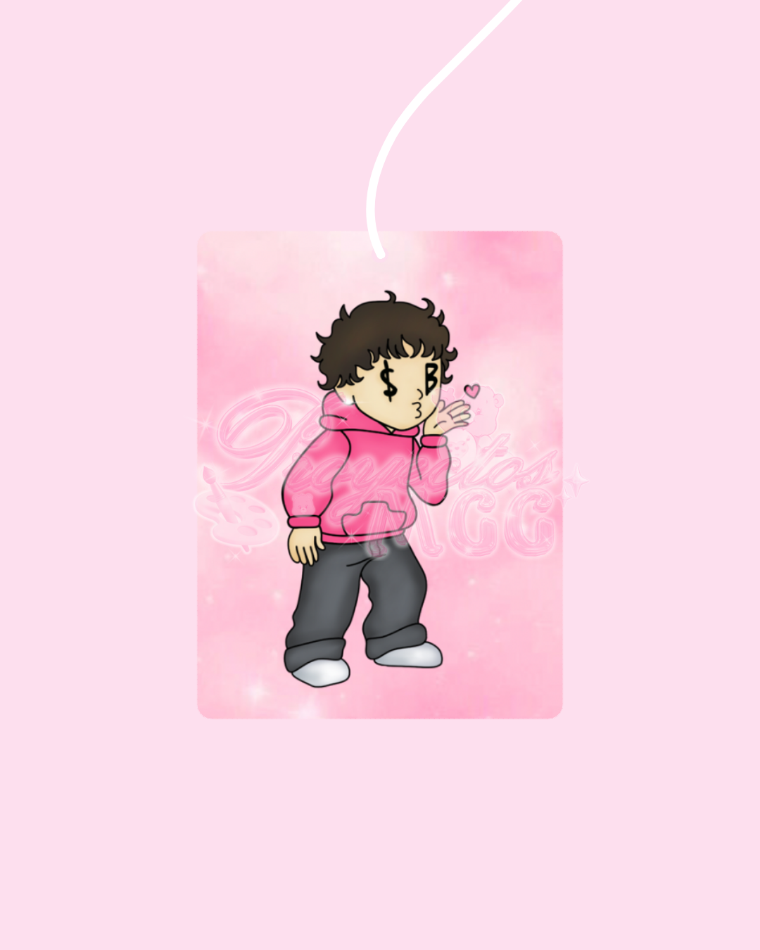 Pink SadBoy Car Air Freshener