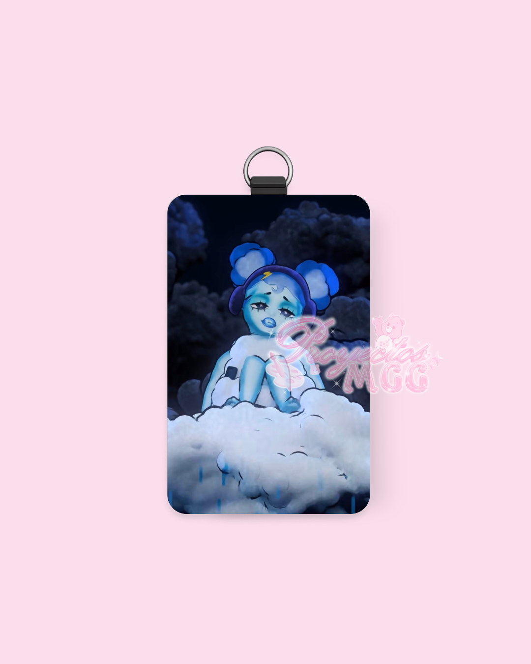 Blu SadGirl ID Badge Holder
