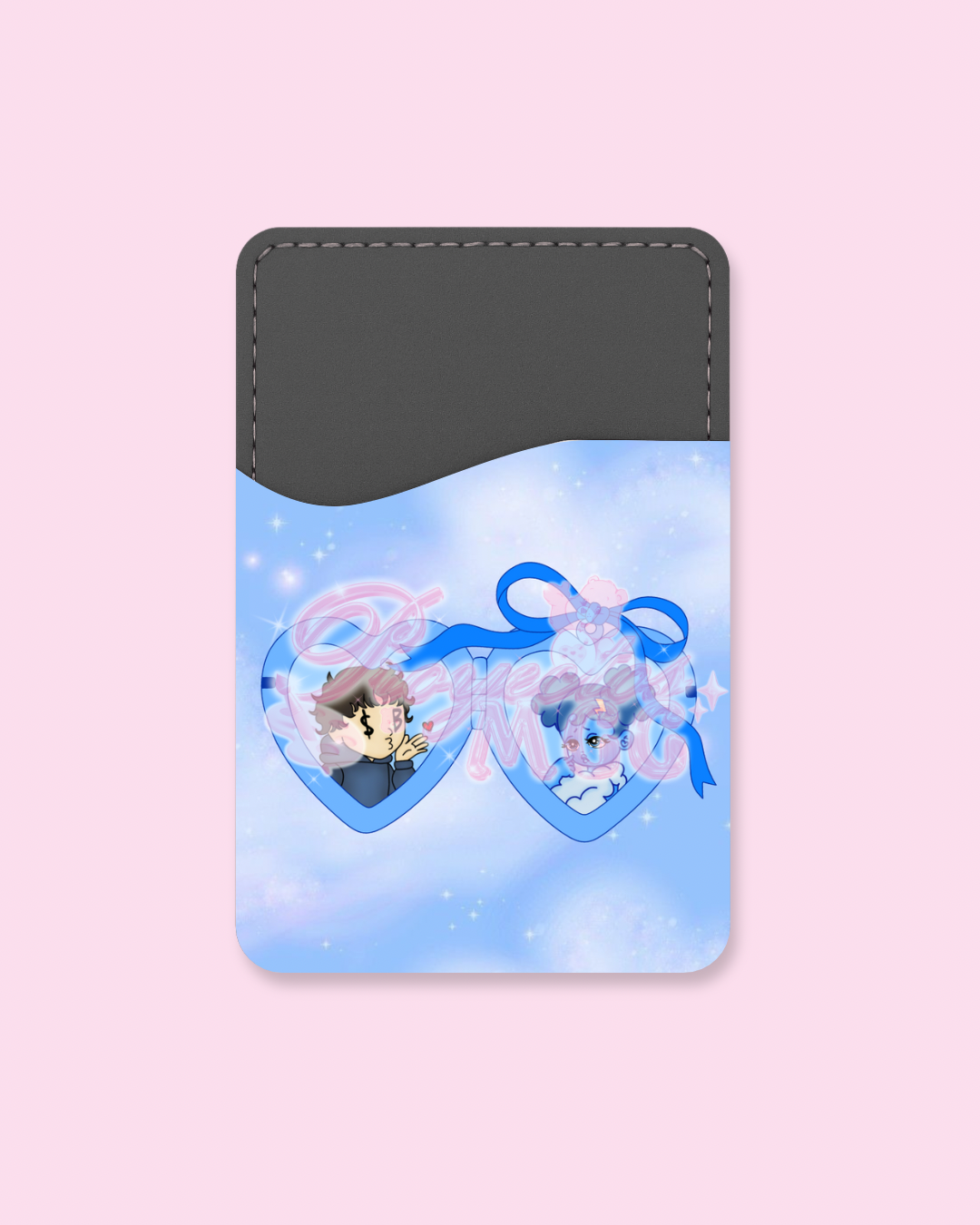 SadBoy & SadGirl Locket Phone Card Holder