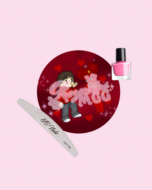 Red SadBoy & SadGirl Nail Art Palette