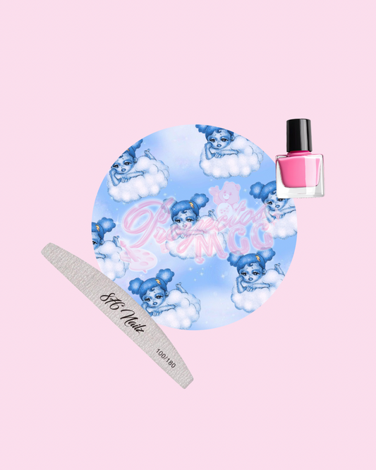 SadGirl Cloud Pattern Nail Art Palette