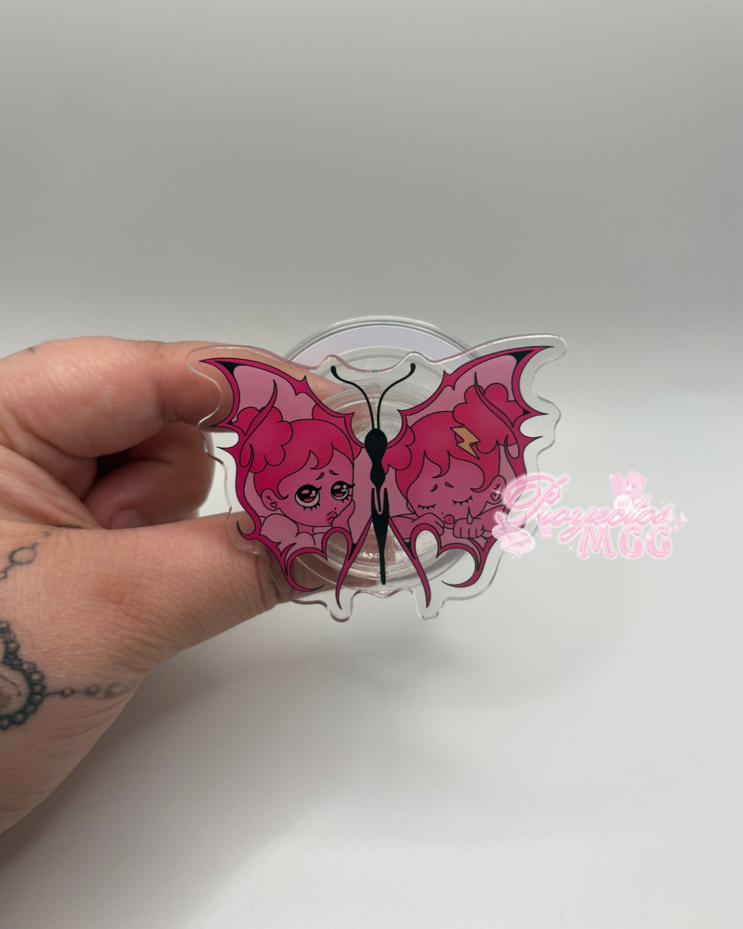 Pink SadGirl Magsafe Acrylic Grip