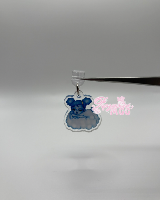 SadGirl Cloud Acrylic Usb-C Dust Plug