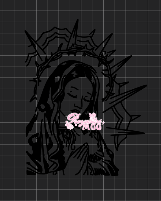 Virgencita SVG Digital File
