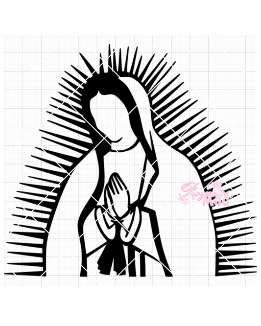 Virgencita #2 SVG Digital File