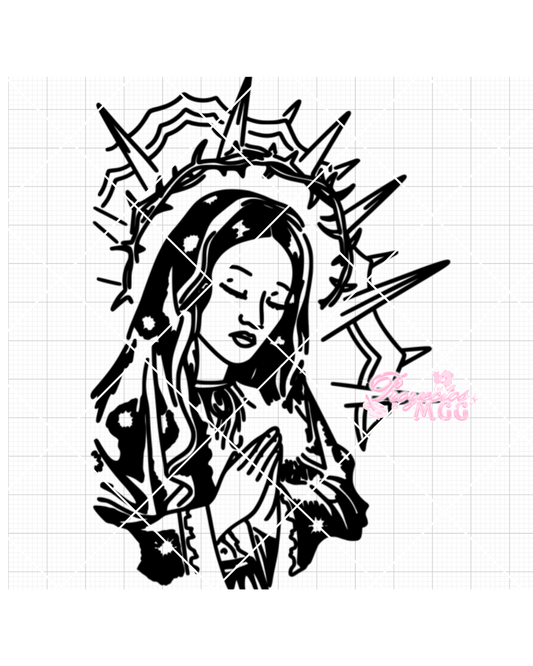 Virgencita #3 SVG Digital File