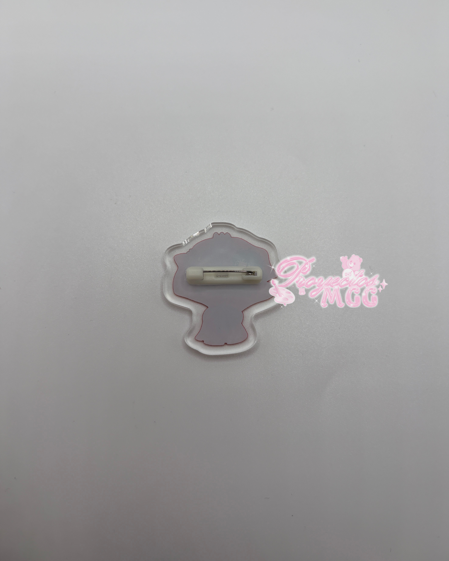 Red SadBoy & SadGirl Ramo Acrylic Pin