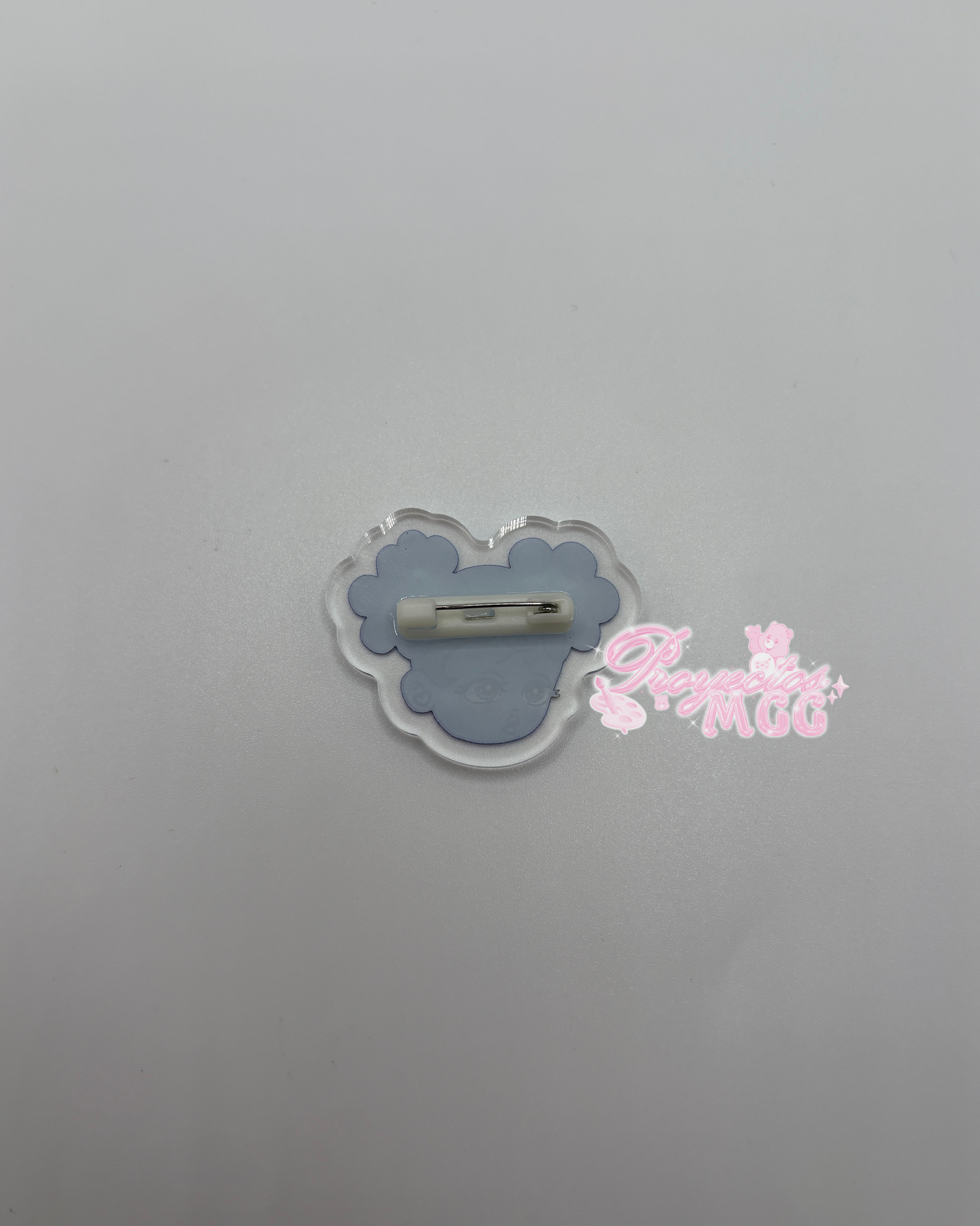 SadGirl Face Acrylic Pin
