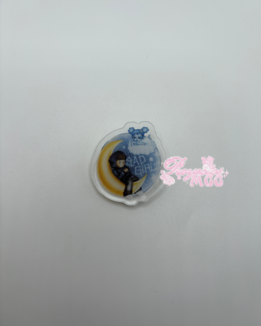 SadGirl Luna Acrylic Pin