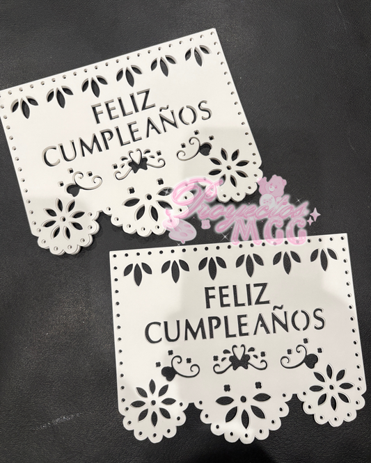 Feliz Cumpleaños Papel Picado