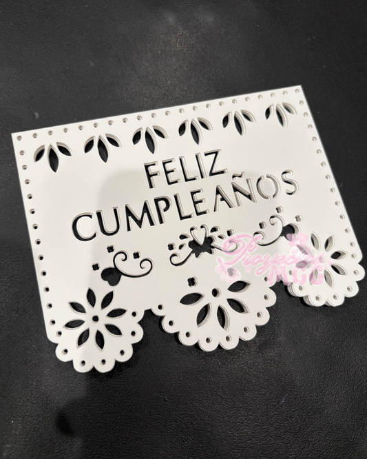 Feliz Cumpleaños Papel Picado