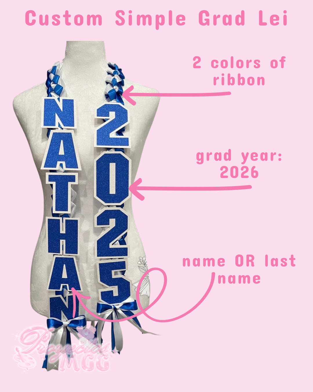 Custom Simple Grad Lei