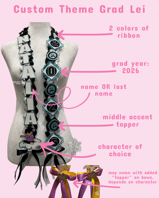 Custom Theme Grad Lei