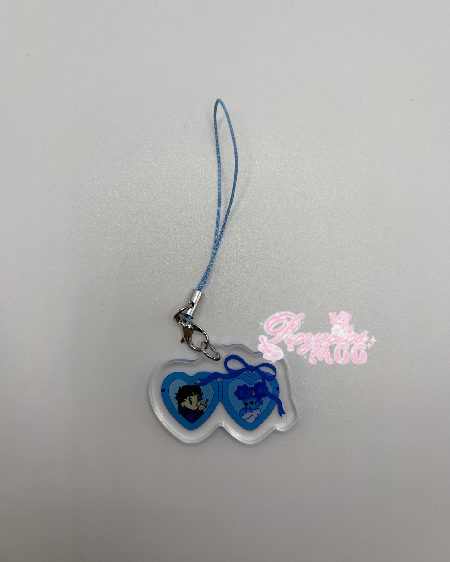 SadBoy & SadGirl Locket Acrylic Phone Charm