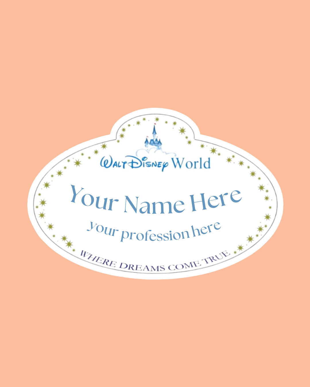 Badge Name Badge Attachment