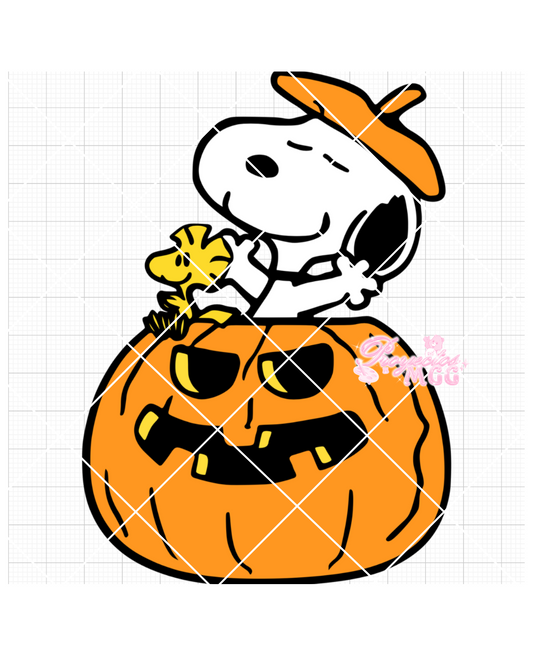 Snoop On Pumpkin SVG Digital File